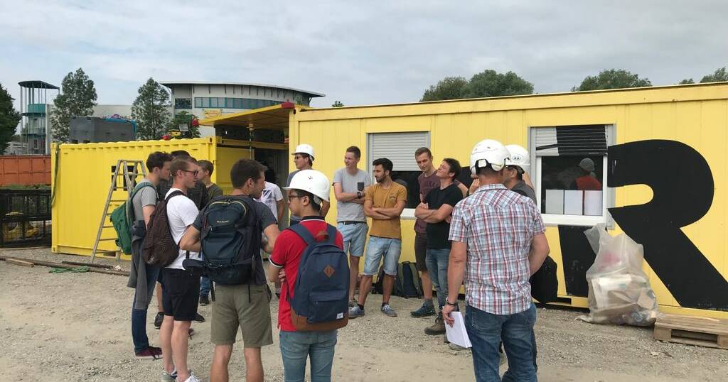 HTWG besucht i+R Baustelle in Konstanz