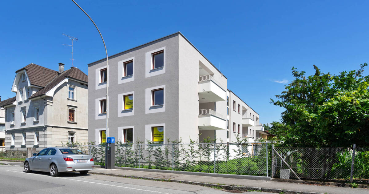Mariahilfstraße in Bregenz Ansicht 02 i+R Wohnbau