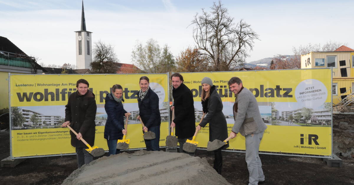 Am Pfarrweg Lustenau Spatenstich I i+R Wohnbau Am Pfarrweg Lustenau Spatenstich I i+R Wohnbau
