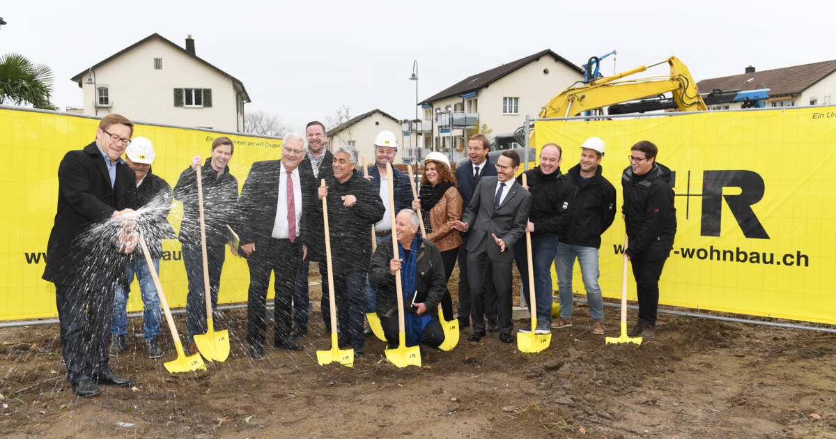 Grundsteinlegung Wachsbleichestrasse Rorschach I i+R Wohnbau AG