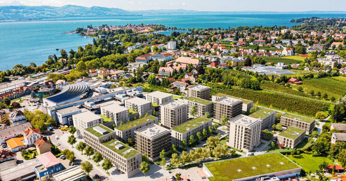 Vierlinden-Quartier von oben Vierlinden-Quartier von oben