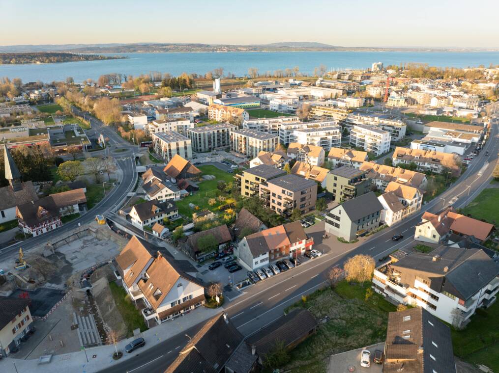 Romanshornerstrasse Kreuzlingen Luftansicht Romanshornerstrasse Kreuzlingen Luftansicht