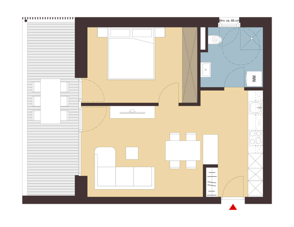 Weidenweg,Dornbirn-Grundriss Whg 14