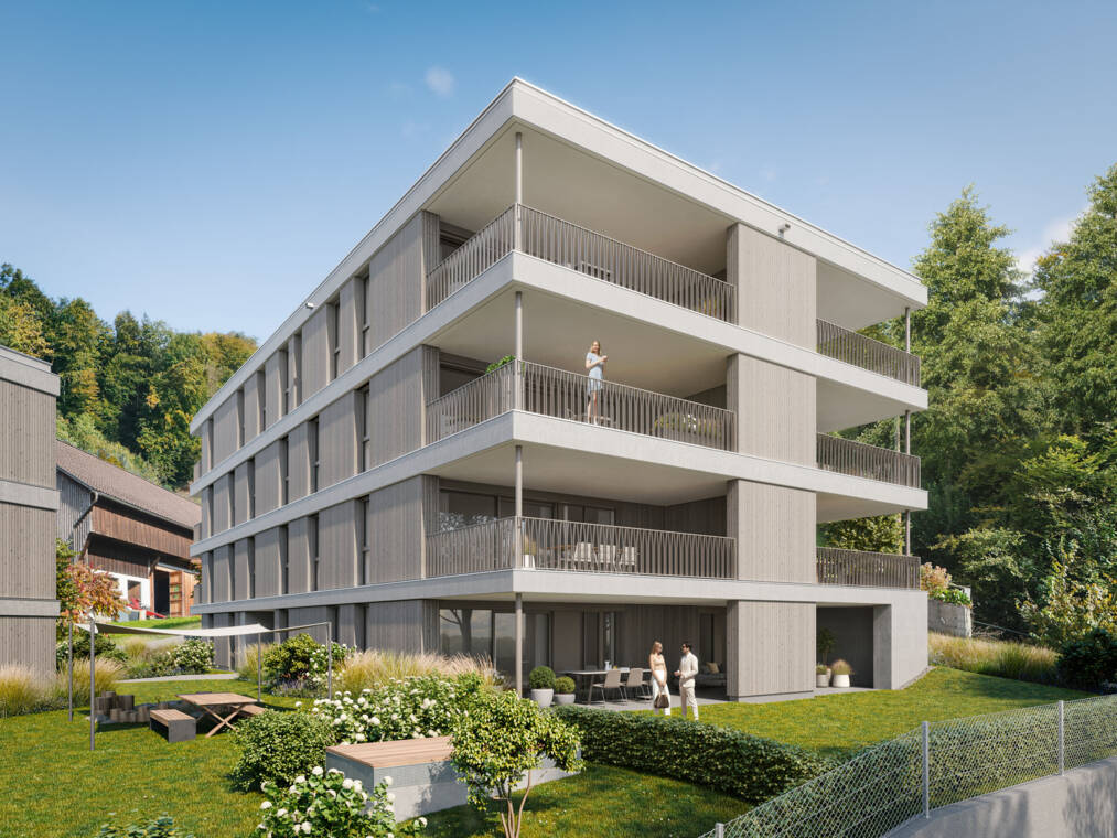 Westansicht von Haus B Fallenberggasse