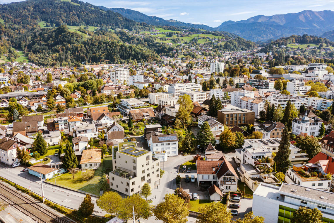 Grabenweg, Dornbirn-Luftbild-Nordwest