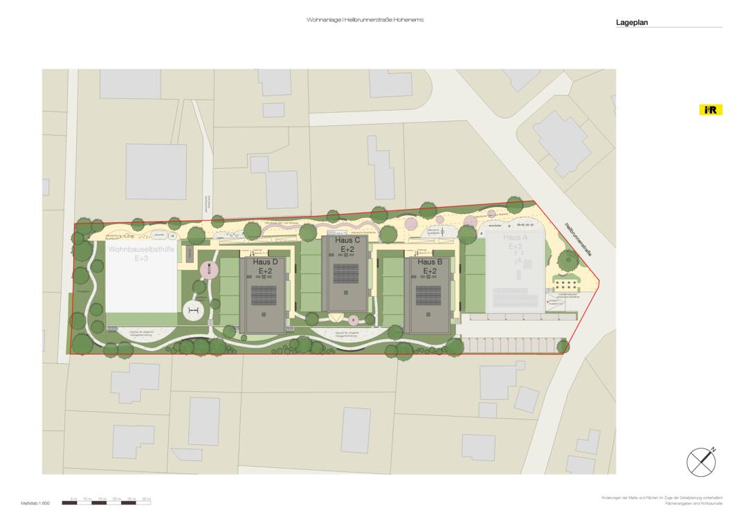 Lageplan Hellbrunnenstraße wohnen pur Lageplan Hellbrunnenstraße wohnen pur
