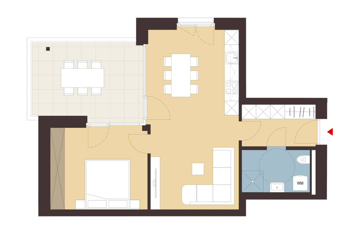 Riedergasse, Bregenz-Grundriss Whg 20