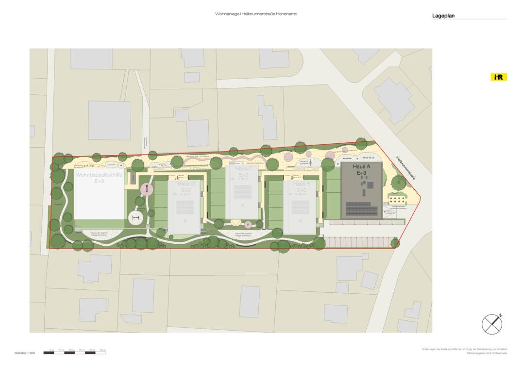 Lageplan Hellbrunnenstra&szlig;e