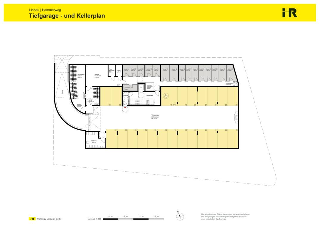 M&uuml;hlhofer Stra&szlig;e Daisendorf Tiefgaragenplan