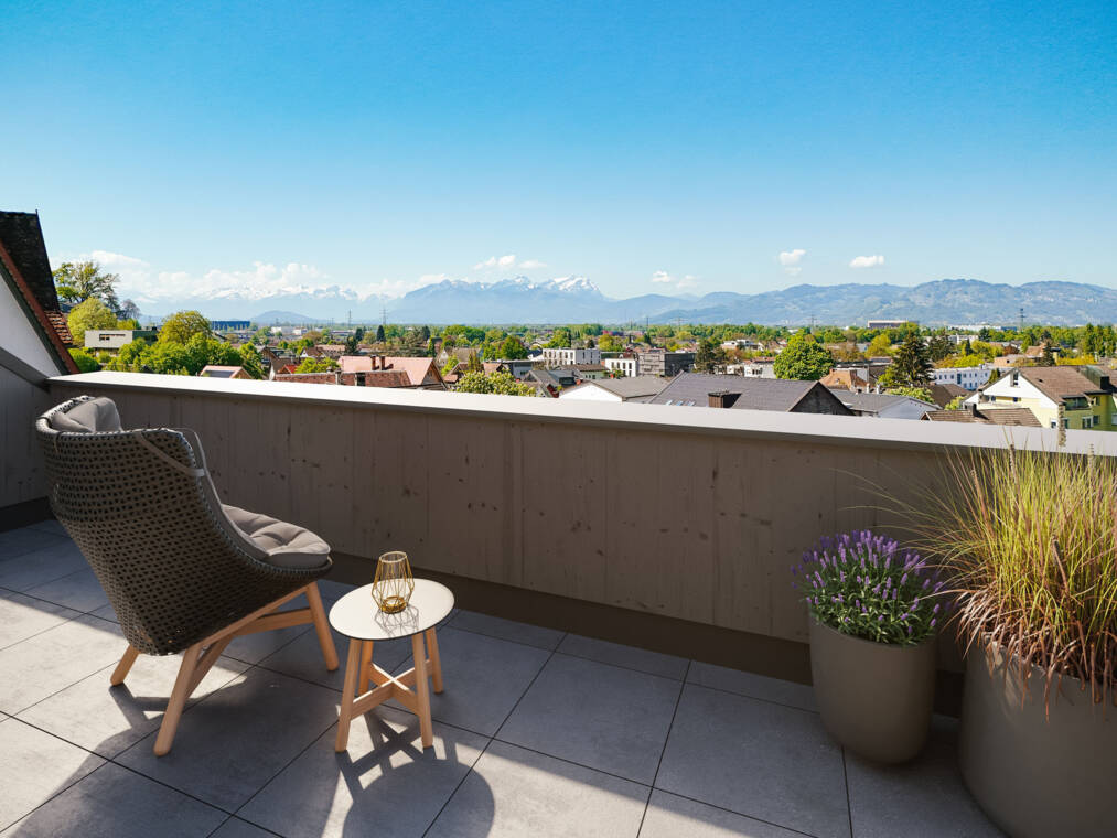 M&ouml;glicher Ausblick von Wohnung A07