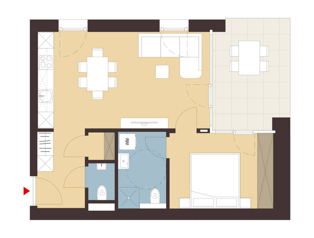 Fallenberggasse, Dornbirn-Grundriss Whg Top B01 Fallenberggasse, Dornbirn-Grundriss Whg Top B01