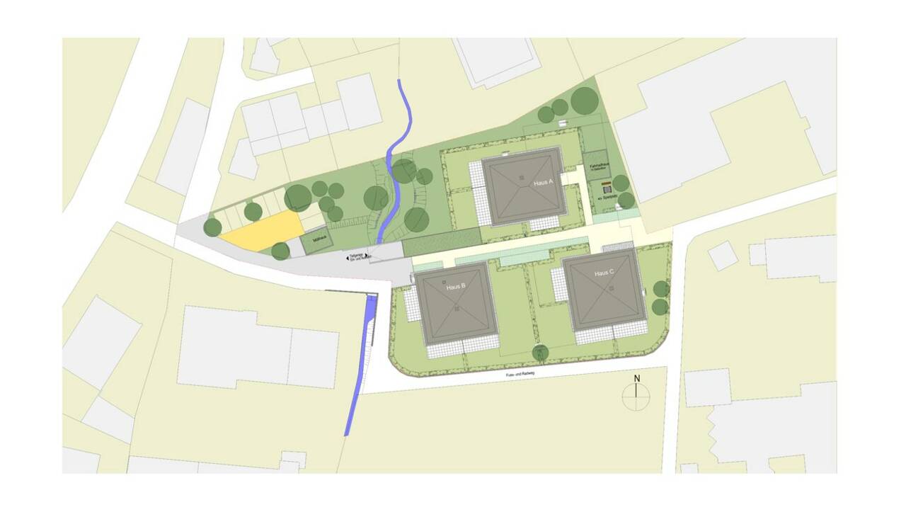Lageplan | Bad W&ouml;rishofen, Obere M&uuml;hlstra&szlig;e 