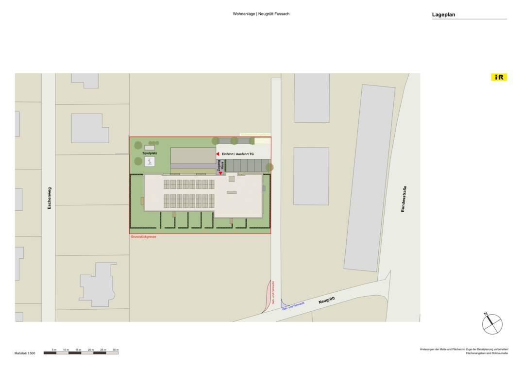 Lageplan Neugr&uuml;tt Fu&szlig;ach