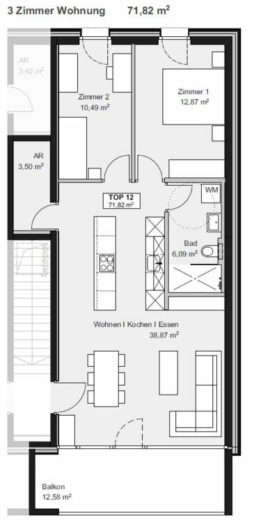 Hellbrunnenstrasse Hohenems Whg 12 3-Zimmer Hellbrunnenstrasse Hohenems Whg 12 3-Zimmer
