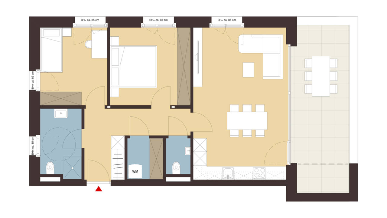 Engelspitz, Sulzberg-Grundriss Whg B04