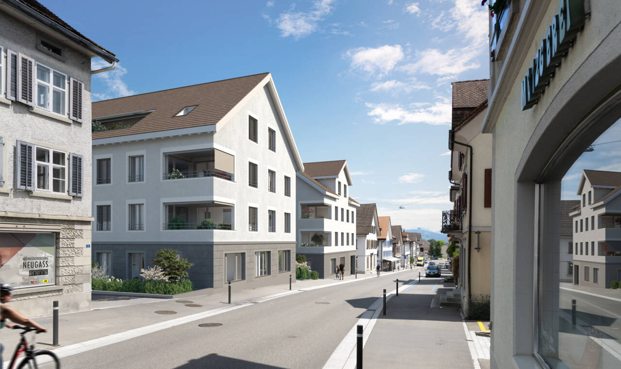 Aussenbilder 3 MFH Berneck_A1_Strasse_2 Aussenbilder 3 MFH Berneck_A1_Strasse_2