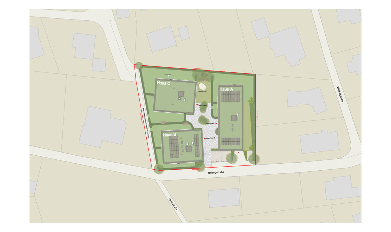 Bifangstrasse, Feldkirch-Lageplan Bifangstrasse, Feldkirch-Lageplan