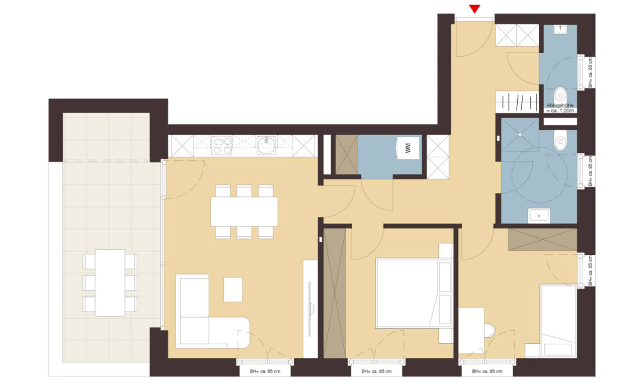 Engelspitz, Sulzberg-Grundriss Whg A04 Engelspitz, Sulzberg-Grundriss Whg A04