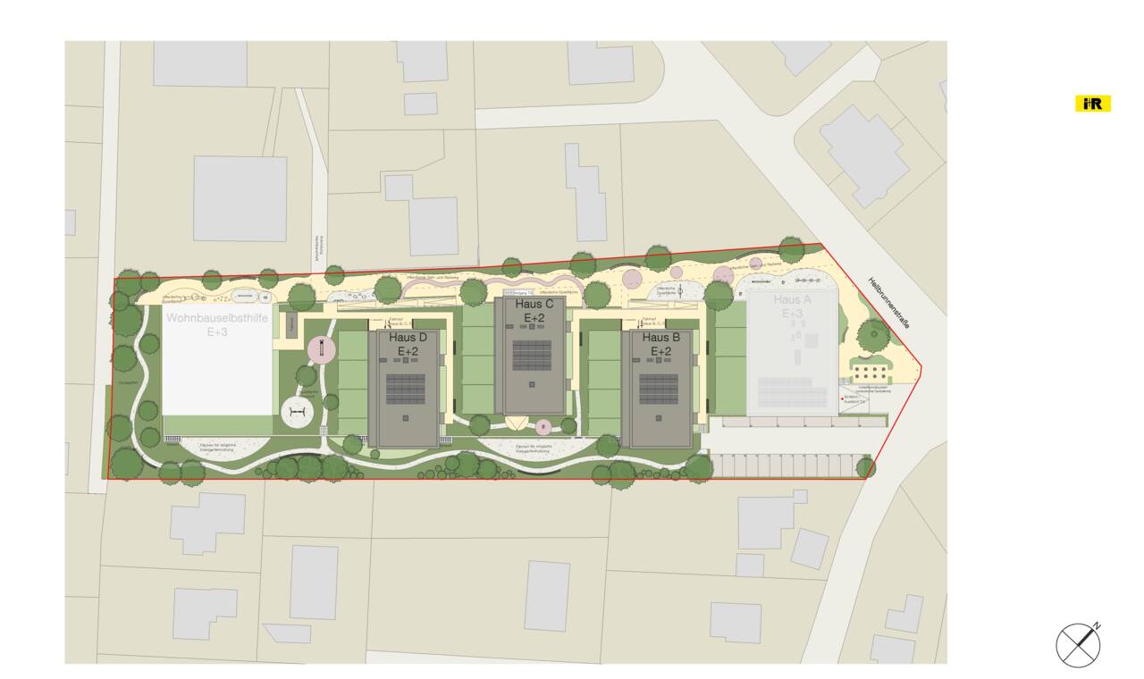 Lageplan Hellbrunnenstraße wohnen pur Lageplan Hellbrunnenstraße wohnen pur