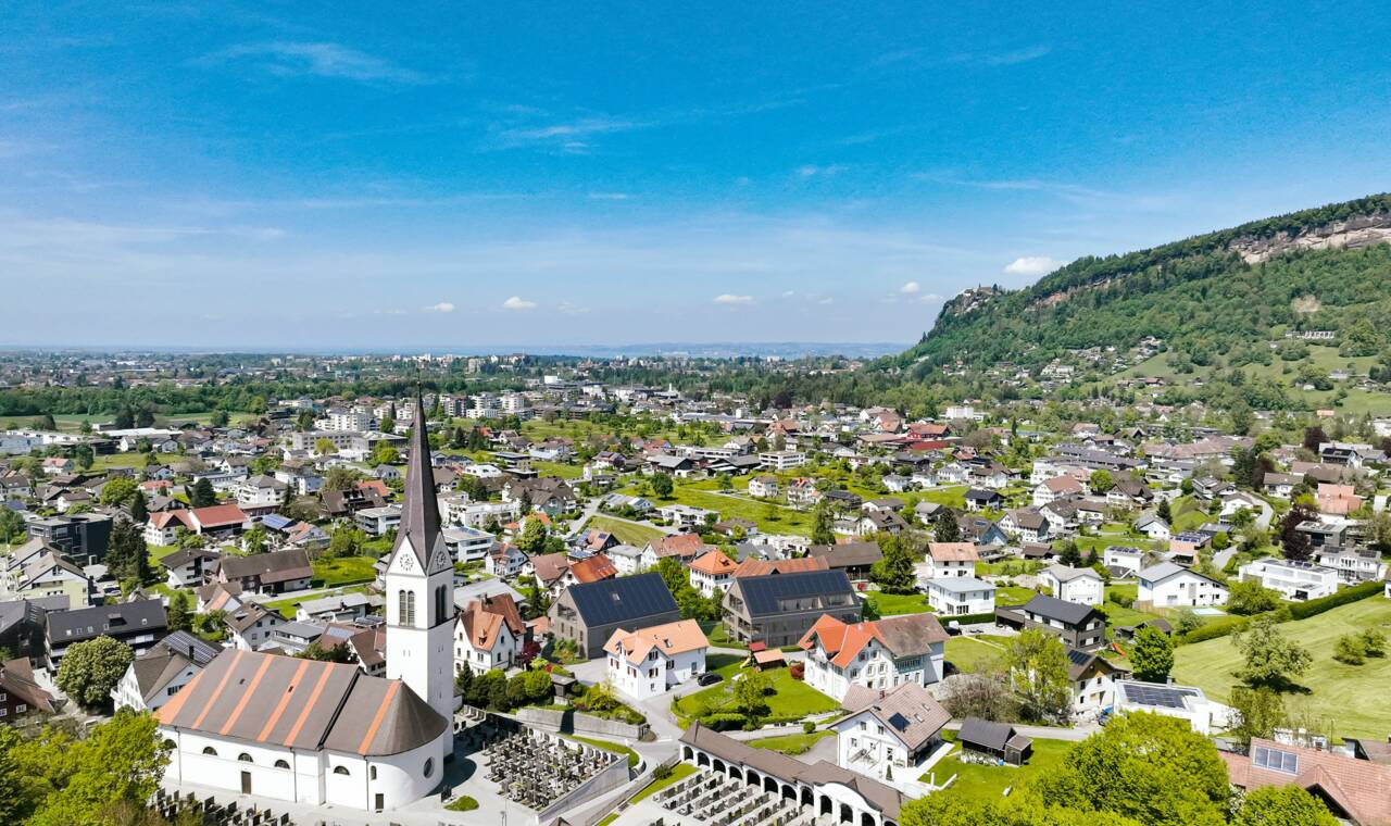 Auf dem Buehel, Wolfurt-Luftbild-S&uuml;dost