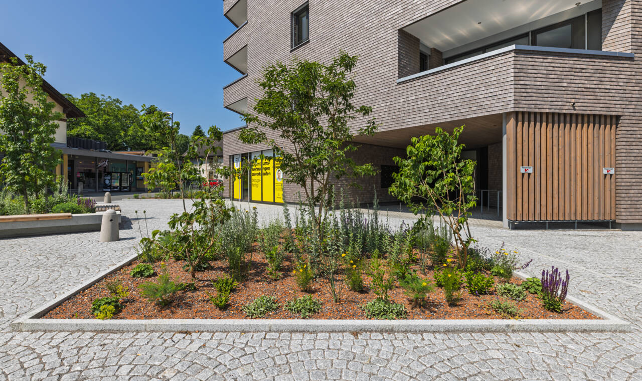 Wohnanlage Sebastianstra&szlig;e, Feldkirch - Au&szlig;enbereich &copy; (c) walser images