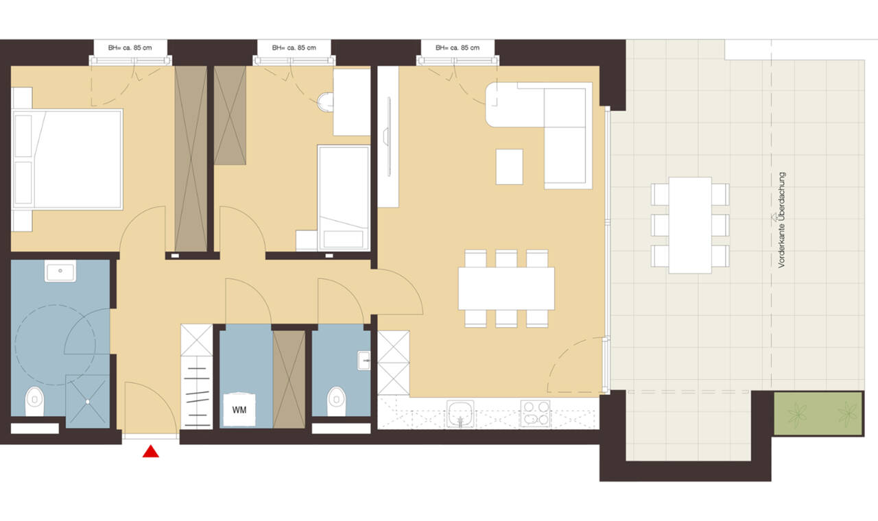 Engelspitz, Sulzberg-Grundriss Whg B01