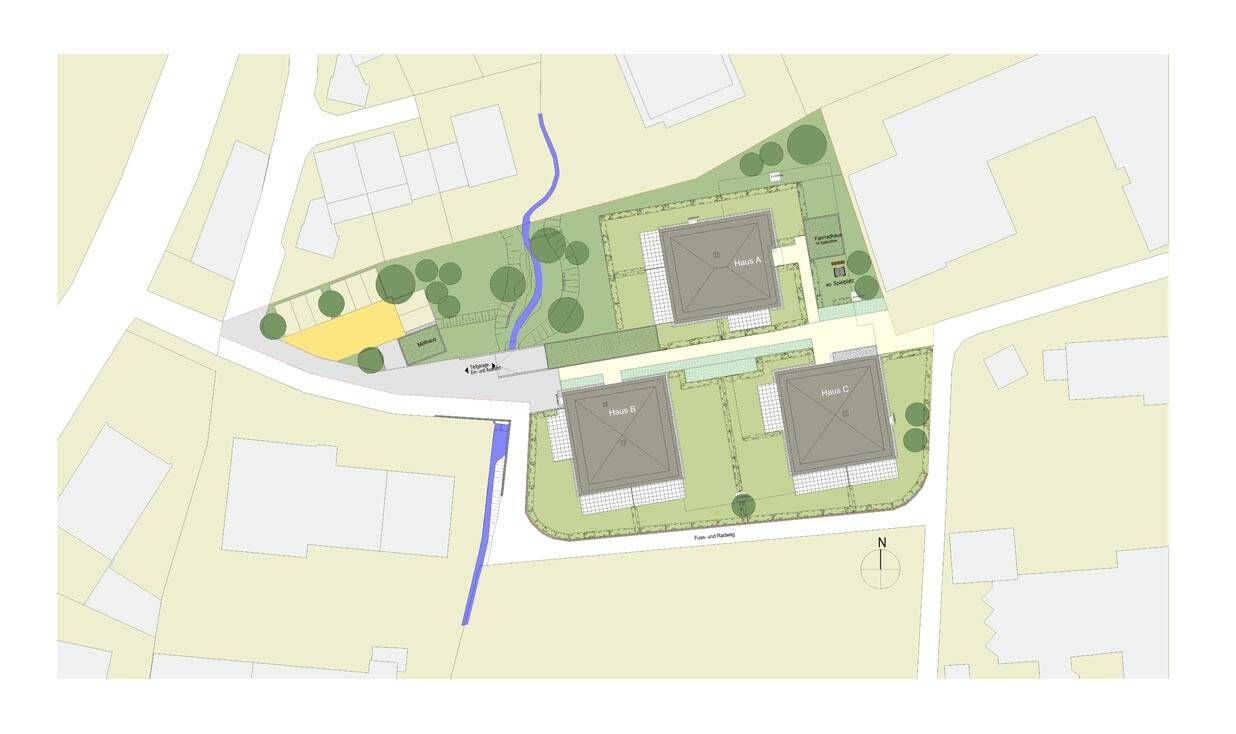 Lageplan | Bad W&ouml;rishofen, Obere M&uuml;hlstra&szlig;e 