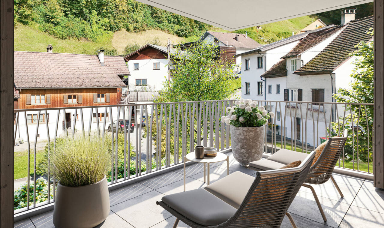 Fallenberggasse, Dornbirn-Aussicht-Whg-B07 Fallenberggasse, Dornbirn-Aussicht-Whg-B07