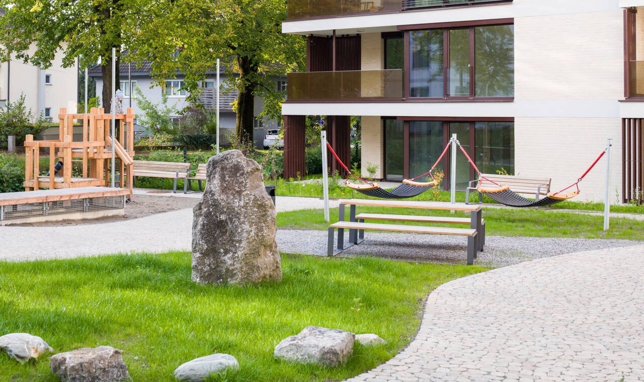 Wohnanlage Am Emsbach II, Hohenems - Südost-Ansicht Wohnanlage Am Emsbach II, Hohenems - Südost-Ansicht © © Julie Walser