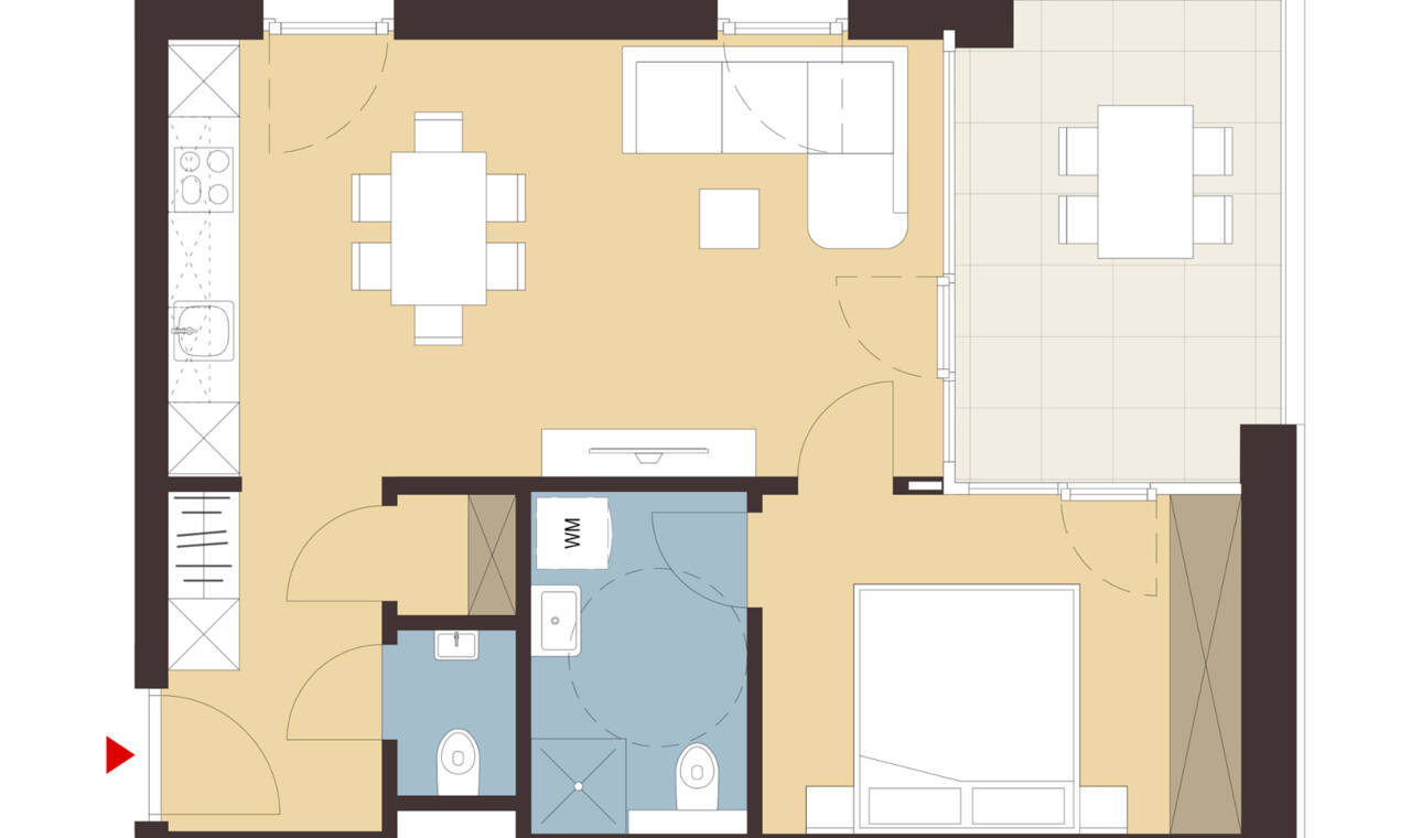 Fallenberggasse, Dornbirn-Grundriss Whg Top B08 Fallenberggasse, Dornbirn-Grundriss Whg Top B08