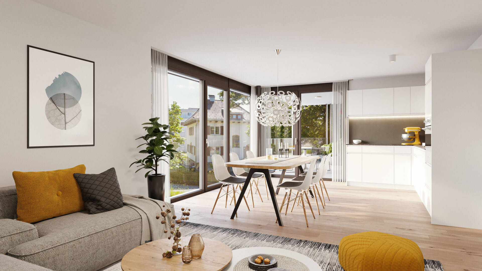Am Emsbach II in Hohenems Innenraum Whg D05 i+R Wohnbau GmbH