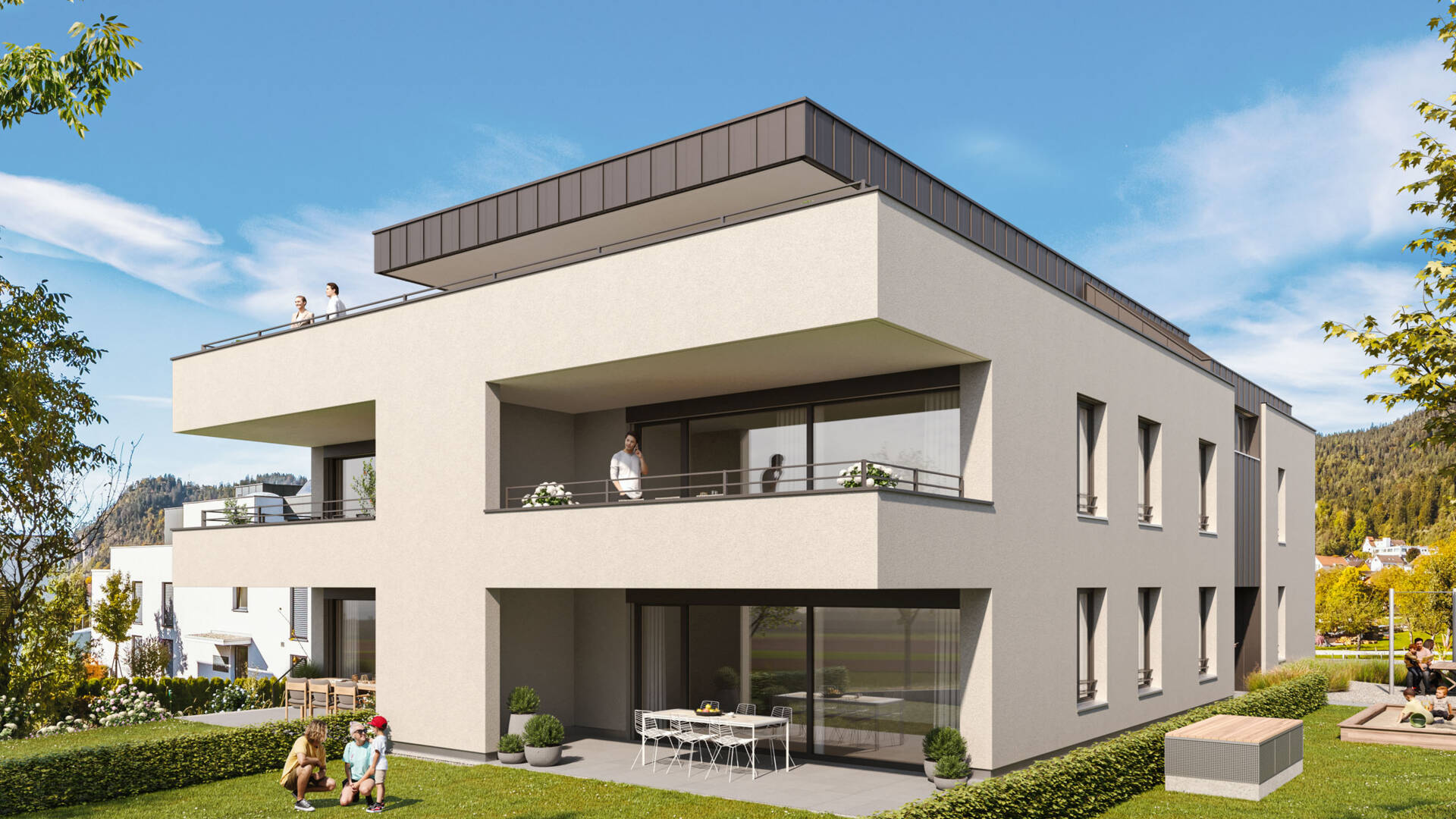 Tranglweg, Nüziders - Südost-Ansicht Tranglweg, Nüziders - Südost-Ansicht