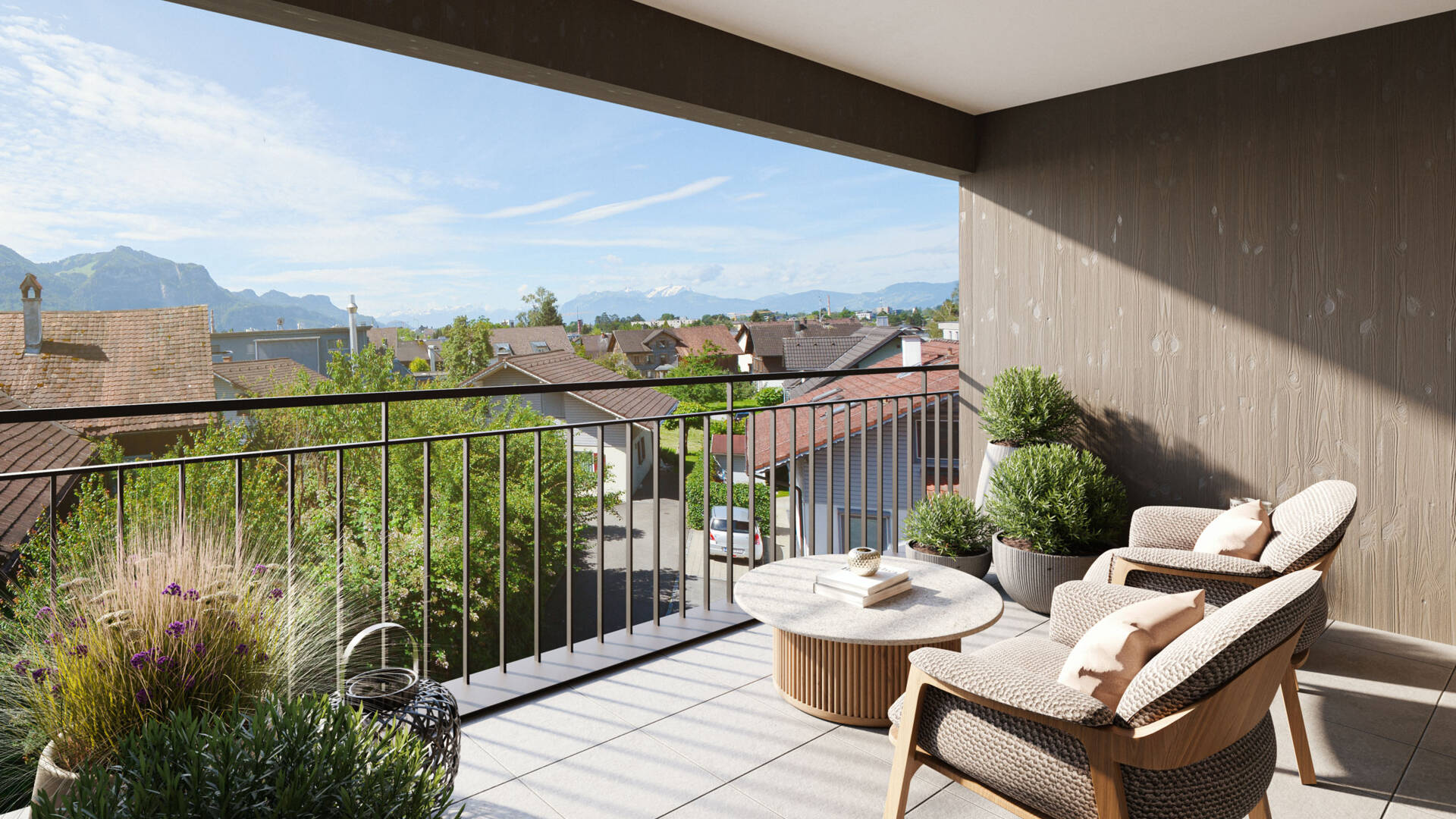 Haselstauderstraße II in Dornbirn Aussicht Top C09 i+R Wohnbau GmbH