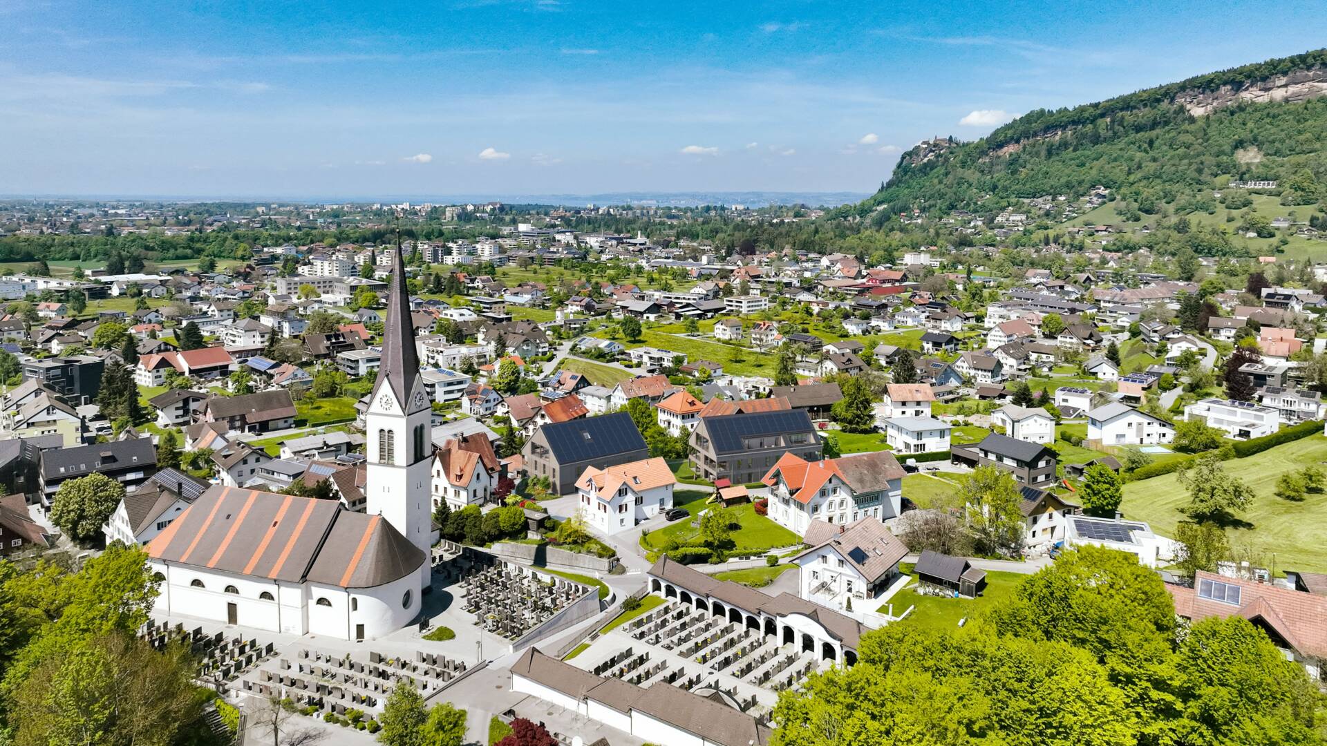 Auf dem Buehel, Wolfurt-Luftbild-Südost
