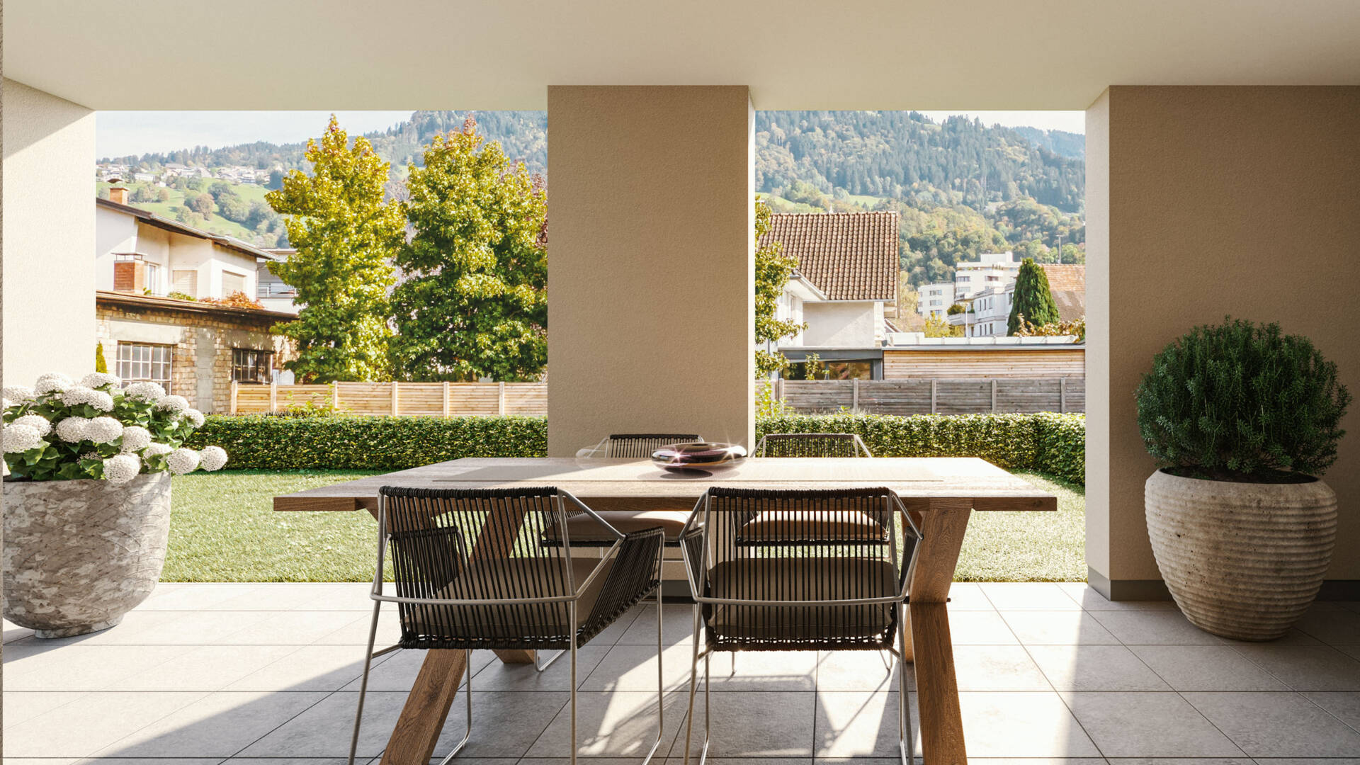 Grabenweg, Dornbirn - Aussicht Whg B02 Grabenweg, Dornbirn - Aussicht Whg B02