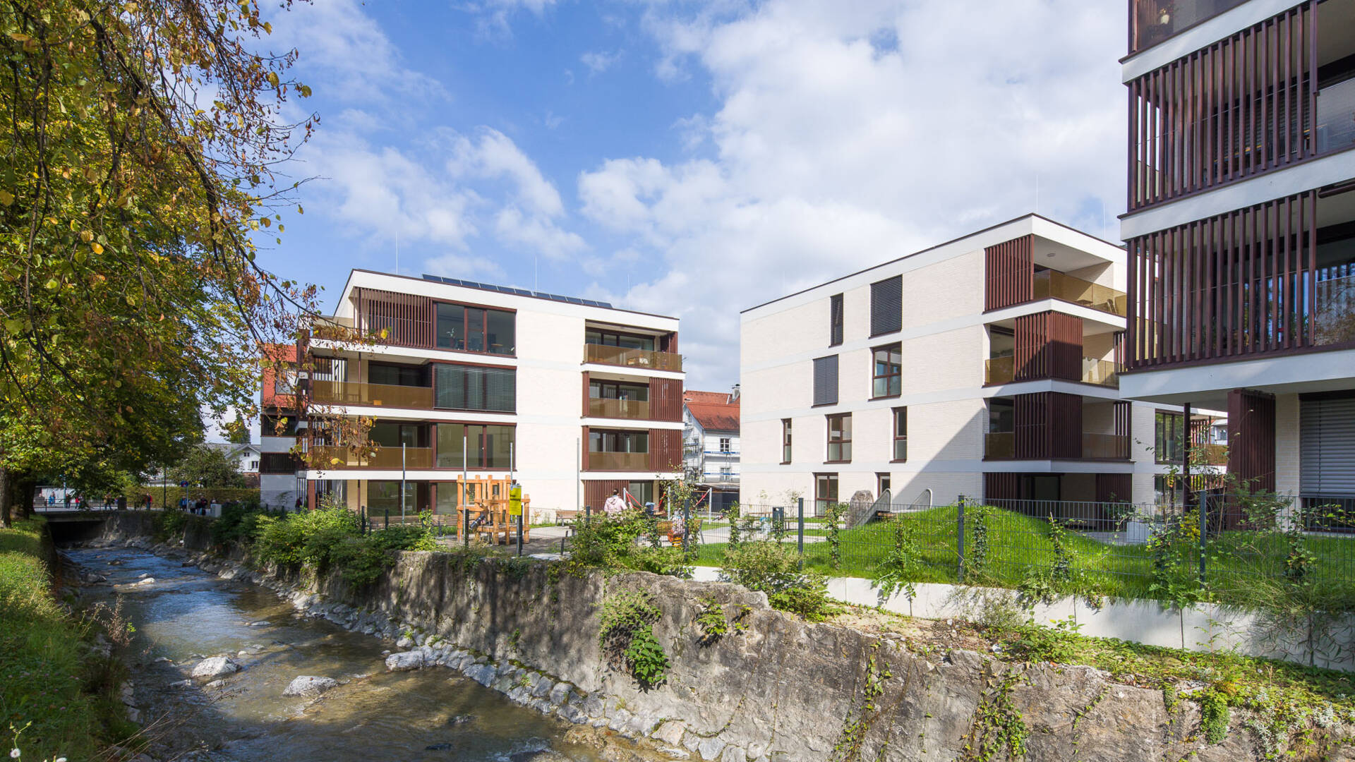 Wohnanlage Am Emsbach II, Hohenems - Südwest-Ansicht Wohnanlage Am Emsbach II, Hohenems - Südwest-Ansicht