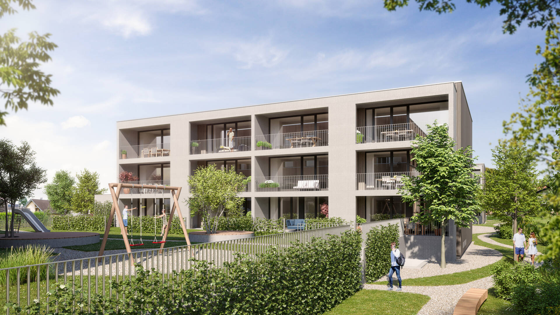 Hellbrunnenstraße in Hohenems Ansicht 02 i+R Wohnbau GmbH