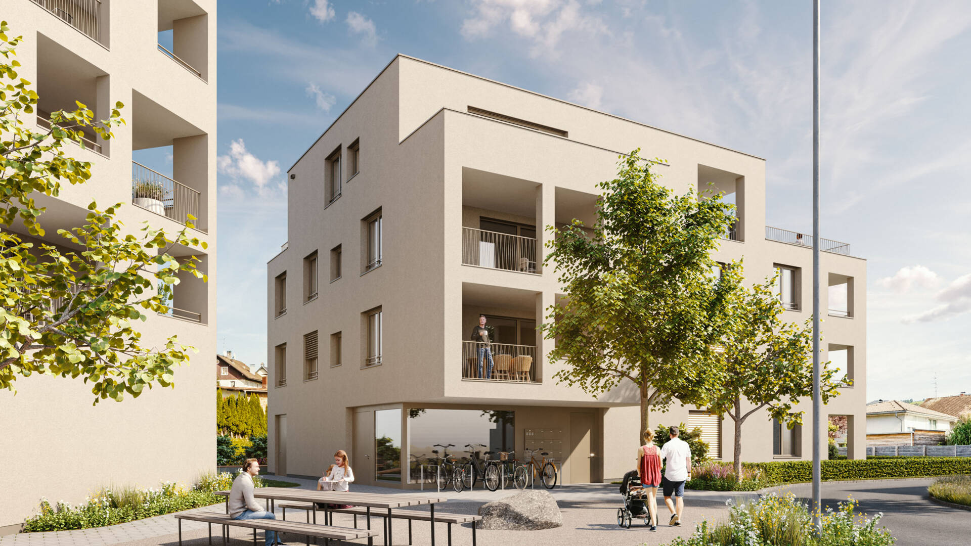 Grabenweg, Dornbirn - Südwest-Ansicht