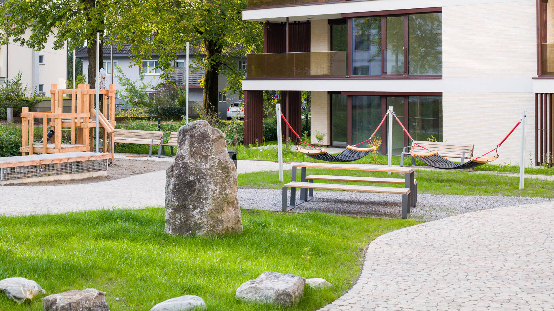 Wohnanlage Am Emsbach II, Hohenems - Südost-Ansicht Wohnanlage Am Emsbach II, Hohenems - Südost-Ansicht