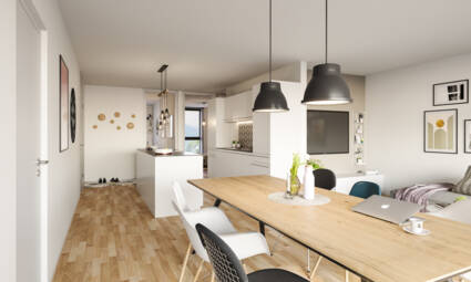 wohnen pur Ausbauvariante 3-Zimmerwohnung