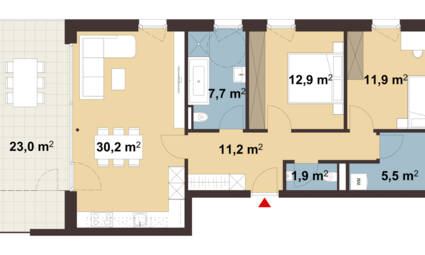 Ankergasse, Hard-Grundriss Whg 04 Ankergasse, Hard-Grundriss Whg 04