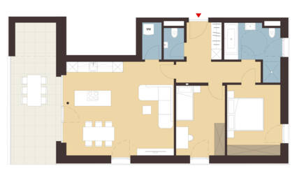 Fallenberggasse, Dornbirn-Grundriss Whg Top A03 Fallenberggasse, Dornbirn-Grundriss Whg Top A03
