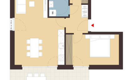 Grabenweg, Dornbirn-Grundriss Whg B03