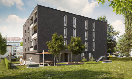 Wohnanlage Kaspar-Hagen-Straße, Dornbirn - Nordost-Ansicht