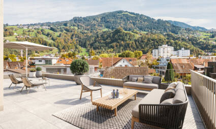 Grabenweg, Dornbirn - Aussicht Whg B10