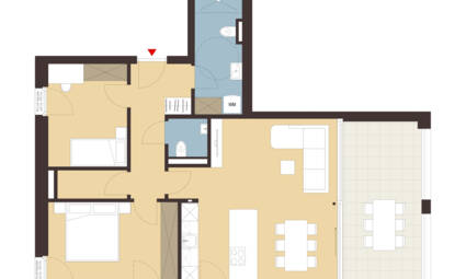 Nachbauerstraße, Dornbirn-Grundriss Whg B05 Nachbauerstraße, Dornbirn-Grundriss Whg B05