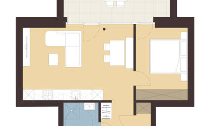 Fallenberggasse, Dornbirn-Grundriss Whg Top A04