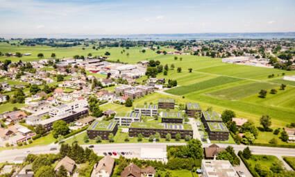 Am Römerstein in Höchst Luftbild 02 i+R Wohnbau GmbH