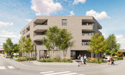 Wohnanlage Sebastianstraße, Feldkirch - Südost-Ansicht Wohnanlage Sebastianstraße, Feldkirch - Südost-Ansicht