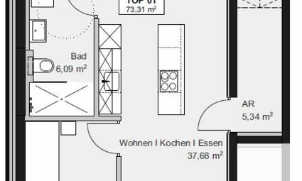 Hellbrunnenstrasse Hohenems Whg D01 3-Zimmer